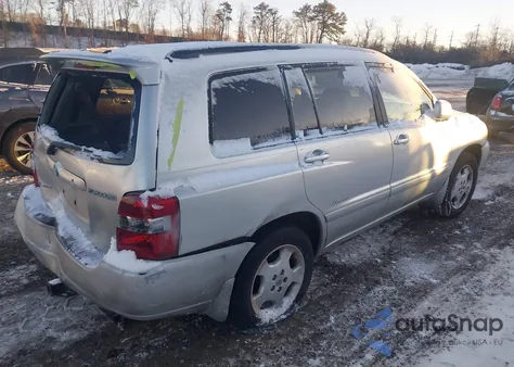 2006 Toyota Highlander Limited V6 z USA, uszkodzony, nr VIN JTEEP21A760167416